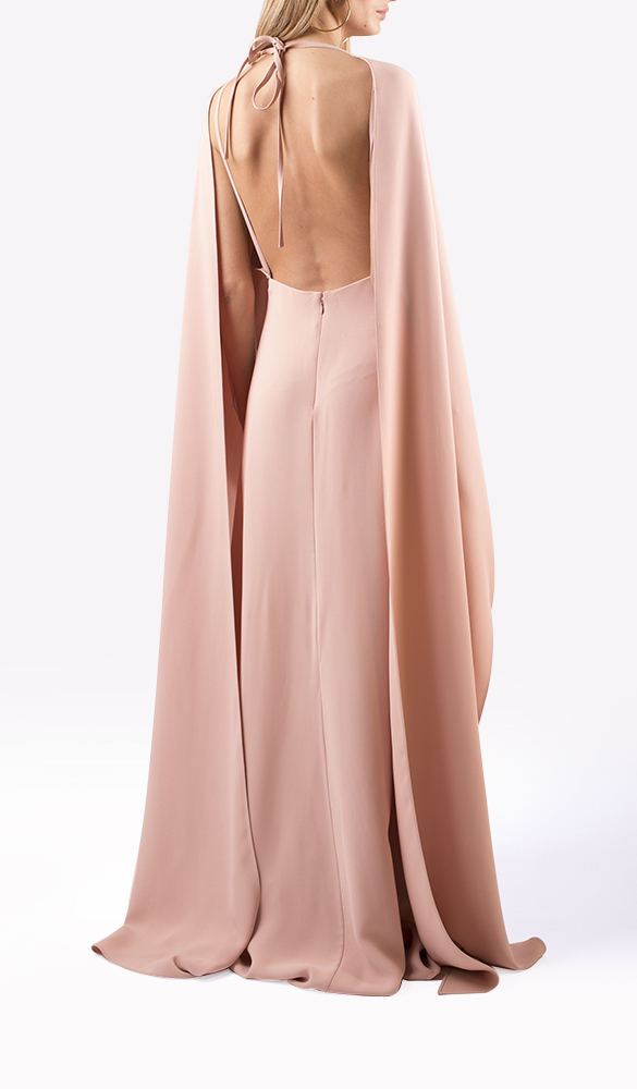 location de robe VALENTINO Pink Cape - Une Robe Un Soir