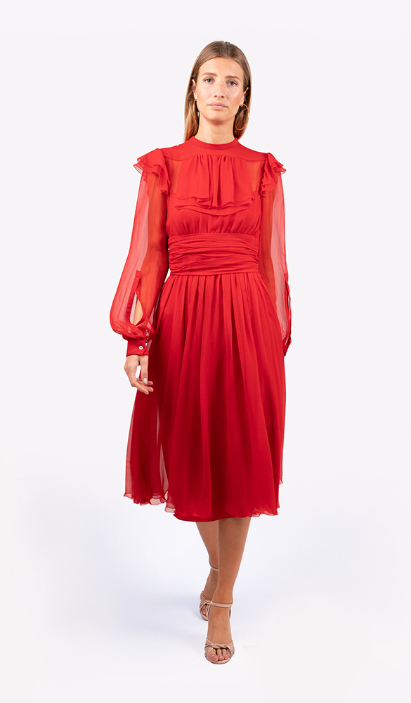 Location Robe N21 Ruffled Silk - Une Robe Un Soir