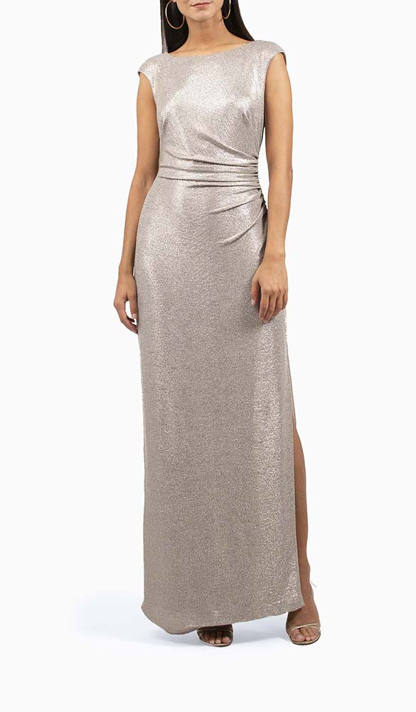 Location Robe Ralph Lauren Ivana Metallic - Une Robe Un Soir