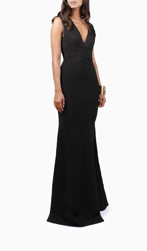 Location robe Hervé Léger Roma - Une Robe Un Soir