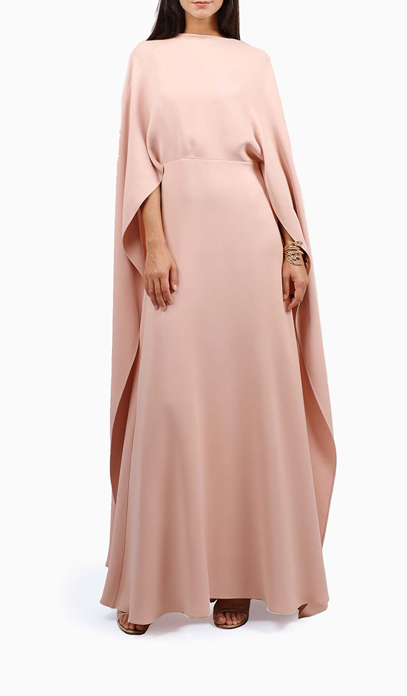 Location robe Valentino Pink Cape - Une Robe Un Soir